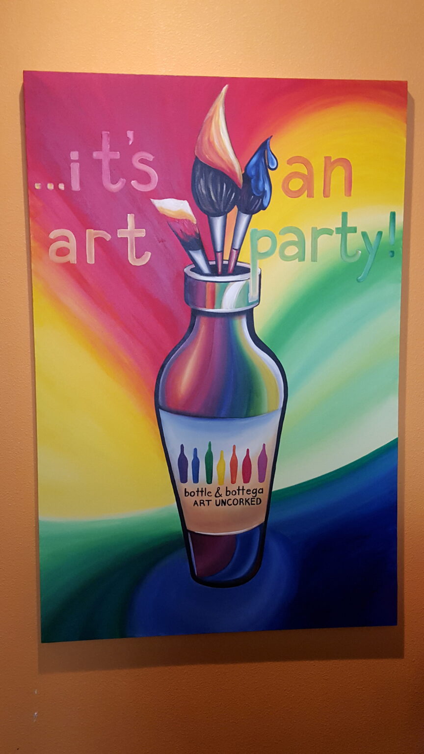 Bottle & Bottega Art Uncorked